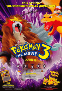Pokemon The Movie 3 Lord of the Unknown Tower (2000) โปเกมอน มูฟวี่ 3 ผจญภัยบนหอคอยปีศาจ
